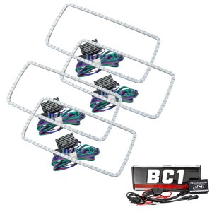 GMC Sierra Headlight Halo Kit - ORACLE Lighting - ColorSHIFT BC1 - `07-`13